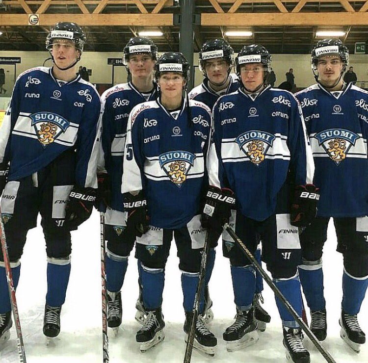 JYP_Anuoret's tweet photo. Suomen U20 maajoukkue voitti Sveitsin Zuhcwilissa viiden maan turnauksen. Kuvassa Jypin edustus. #JypANuoret #Jypliiga #JypAkatemia https://t.co/p3bPTYTV8x