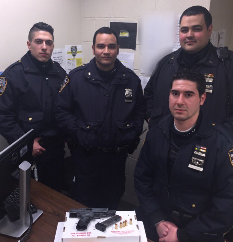 NYPD9Pct's tweet photo. Great job by Field Training Officers making #EastVillage safer by taking #onelessgun off the streets #NYC #NYPD #ItsWhatWeDo @NYPDTraining https://t.co/gN8cRmcjio
