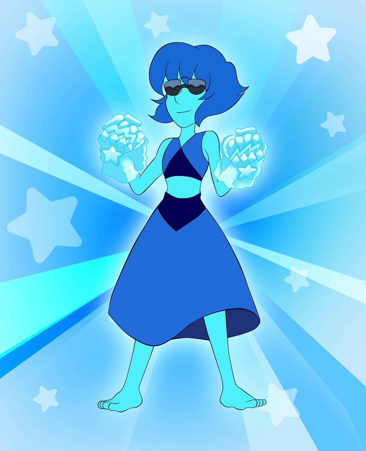 “There is not amethyst... only Garnet!!
#lapislazuli #fanart #stevenuniverse #SU #thenewcrystalgems”