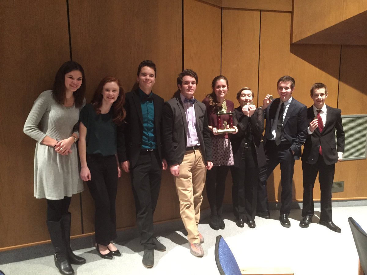 BVSW Forensics had 12 of 17 entries in finals, qualified 5 to State and took 3rd Place at the BV North Tournament!