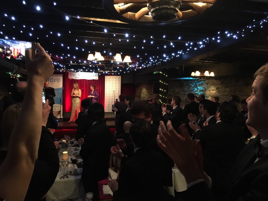 JCICork's tweet photo. Standing ovation for newest JCI Senator Joanna Michalski 🎉 #JCIEPM2017 #whatcouldibe #AspireToInspire https://t.co/5iJePkvRG9