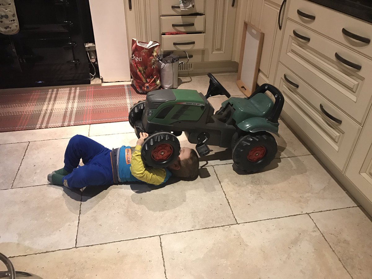 Think I've got an oil leak Dad!!