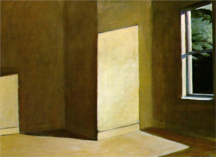 RPanh's tweet photo. Edward Hopper, Sun in an Empty Room, 1963 https://t.co/kpOvtiIVDz