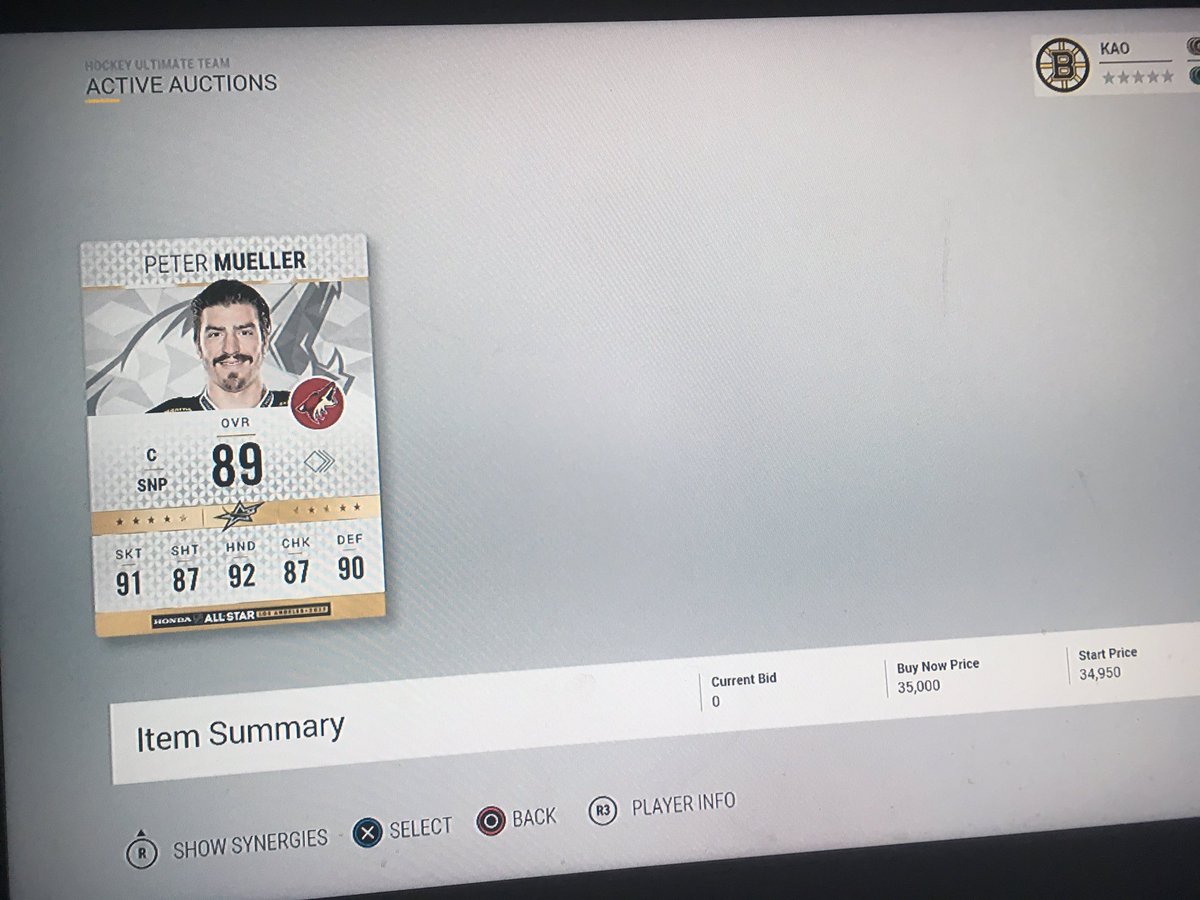 Buy or send trades need gone ASAP PS4 tn KAOTIC @NHLAuctionHouse @PSAuctionHouse @HUTDomain