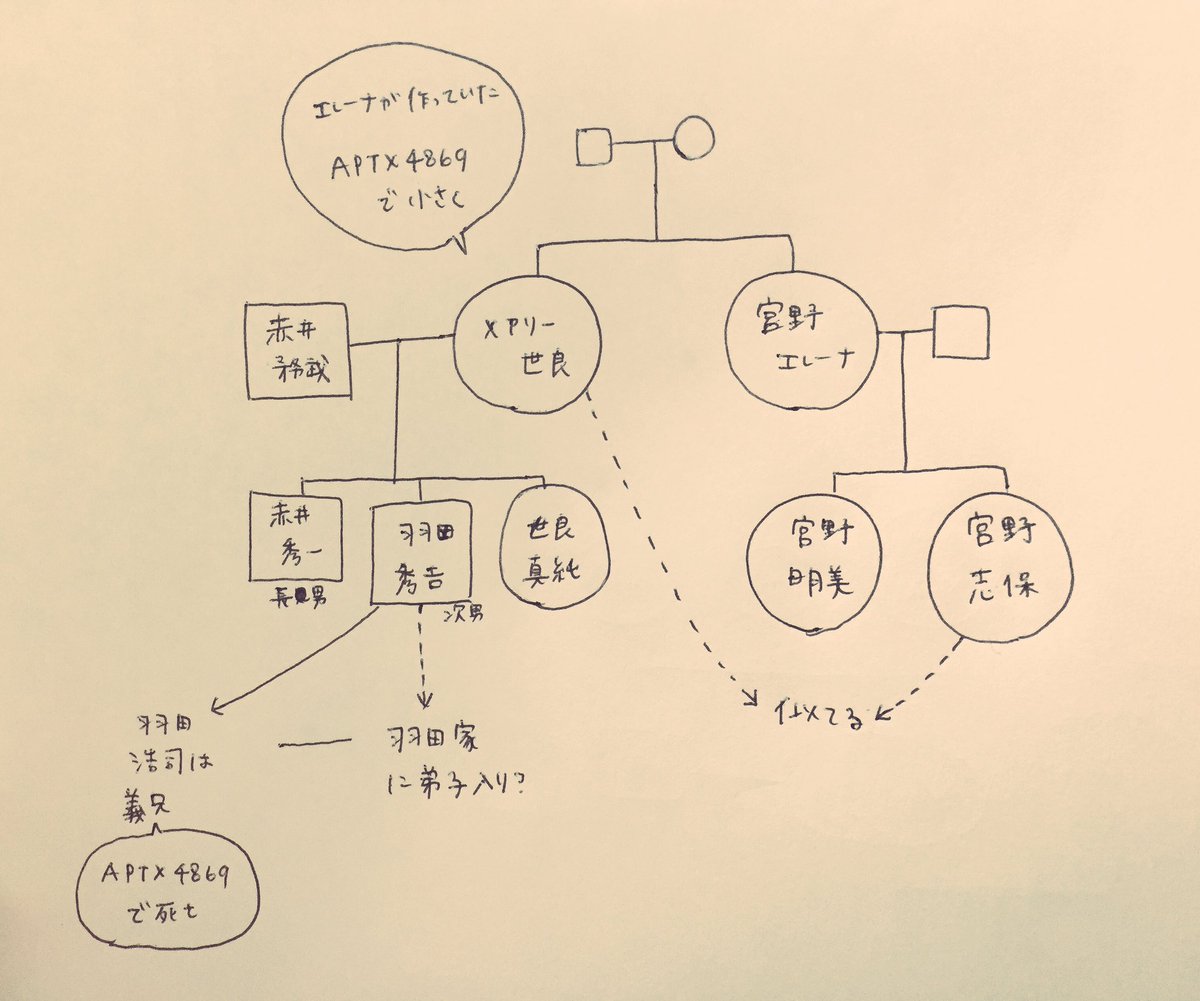 このみん 名探偵コナン 赤井家 宮野家 羽田家のわかる範囲の家系図 笑 Conan 名探偵コナン 家系図 婚姻届 赤井 宮野 羽田 T Co Fdo7beexpg Twitter