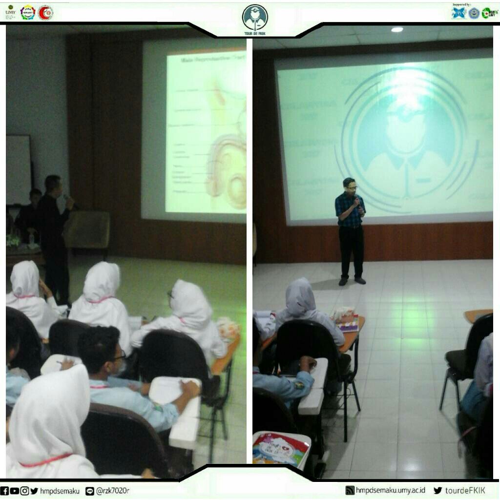 sambutan dr Dekan FKIK UMY dr. H. Ardi Pramono, Sp.An, M.Kes. dan materi kuliah oleh dr. H. Rikyanto, Sp.KK,M.Kes. #TourDeFKIK2017_Chlamydia