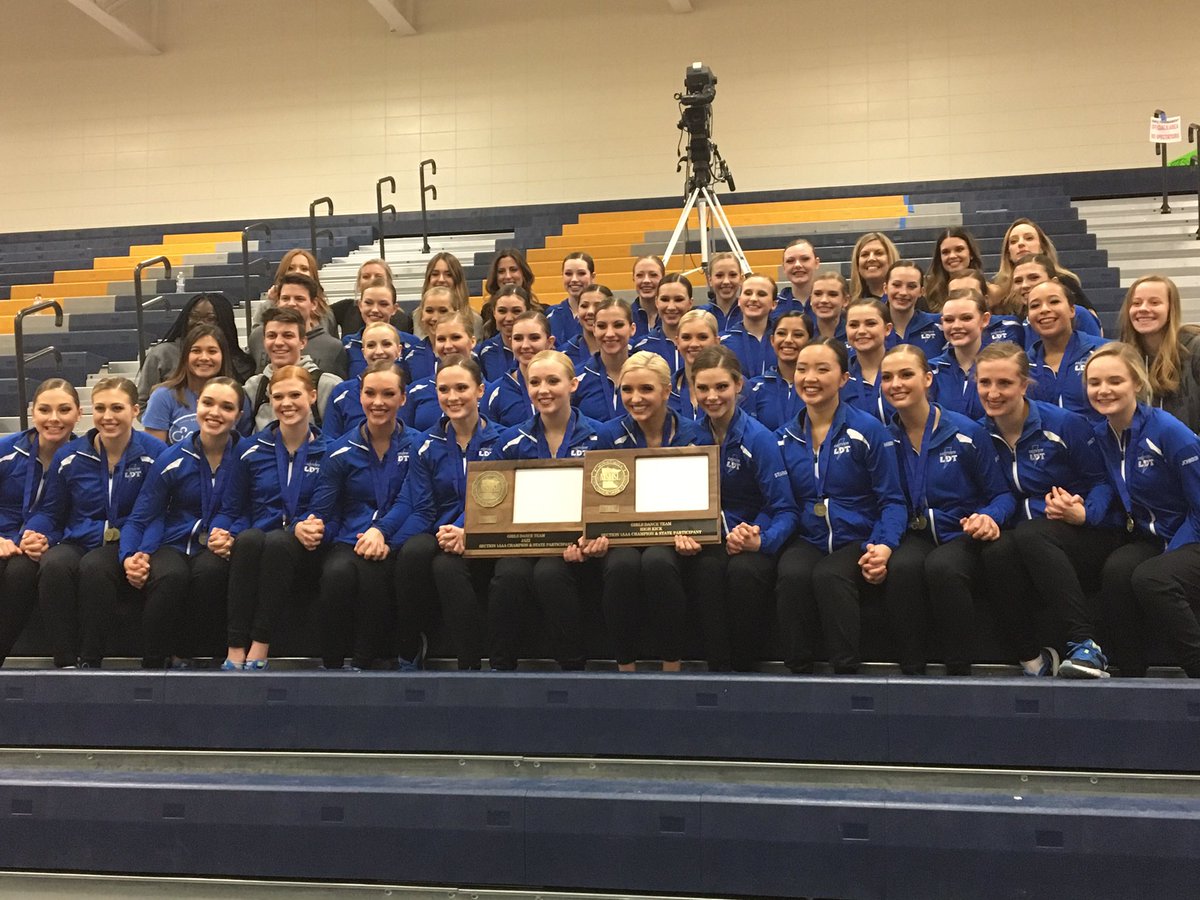 EVHSAthletics's tweet photo. Congrats @Eastview_LDT Section Champs in BOTH Kick and Jazz! #Statebound https://t.co/8rTp6s2wz7