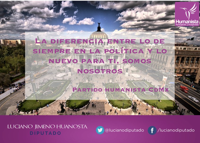 lucianodiputado's tweet photo. A partir de hoy sábado esta abierta la Casa Humanista en Magdalena Contreras, Av. México No. 1320, Col. Guadalupe, Visitanos ¡¡ https://t.co/zv6V3z884i