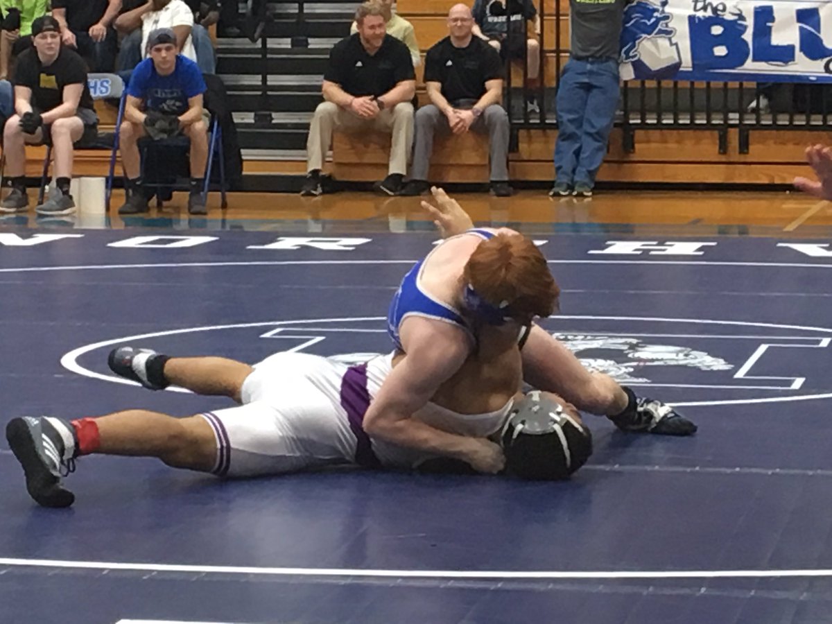 NORTHWEST_LIONS's tweet photo. Dakota Thevel takes 1st in Districts and advances to the state tournament!! GOBIGBLUE!! https://t.co/G2lUPShyfn