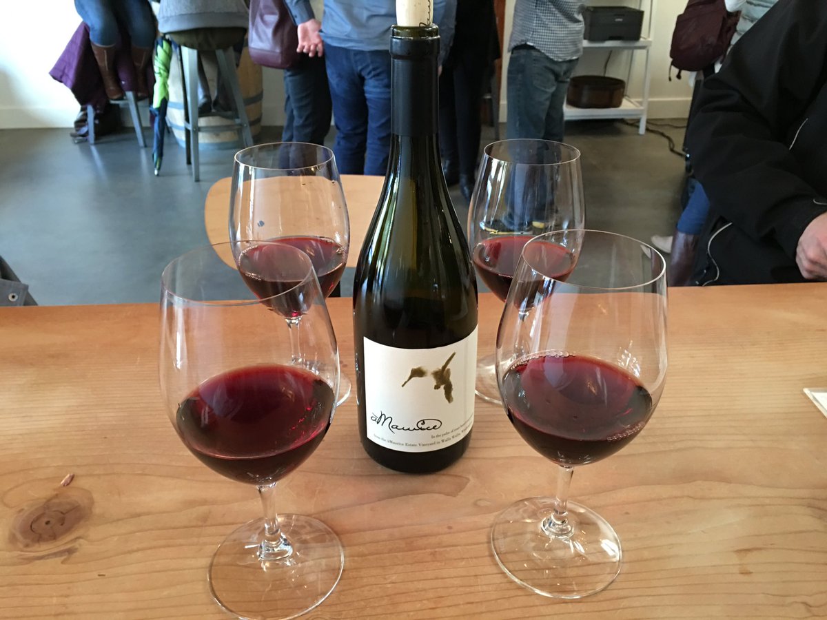 #wineryfred Glass Pours and  Bottles <a href="/amauricecellars/">amauricecellars</a> Yummy Syrah with friends