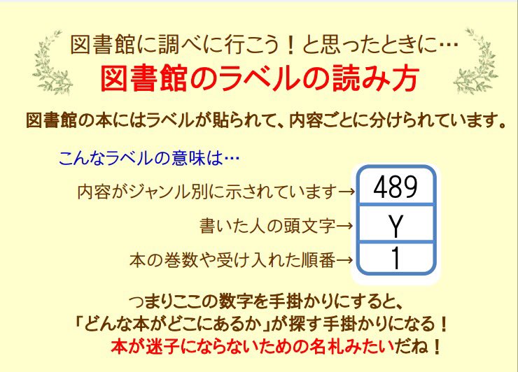 すごーい 図書館の 背表紙のラベル ってこう読むんだよー Togetter すごーい 図書館の 背表紙のラベル ってこう読むんだよー Togetter