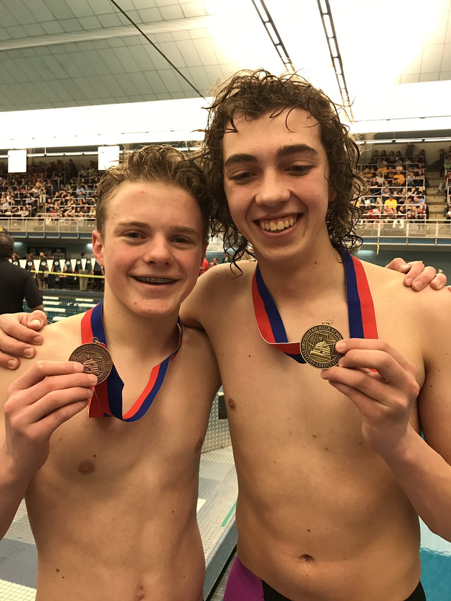 SkylineHS's tweet photo. More Skyline Eagle swimmers 🏊 winning medals...way to go making it to the podium. https://t.co/7N415OPPrj