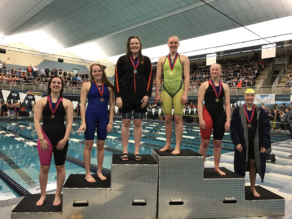 SkylineHS's tweet photo. More Skyline Eagle swimmers 🏊 winning medals...way to go making it to the podium. https://t.co/7N415OPPrj