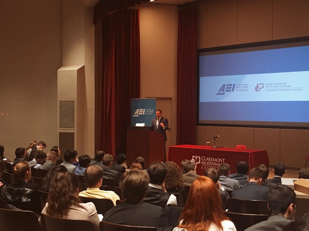 AEIforStudents's tweet photo. Discussing the constitution, the Supreme Court and the Trump administration with @UCBerkeley professor & @AEI scholar John Yoo. #execouncil https://t.co/APypKhuqg7
