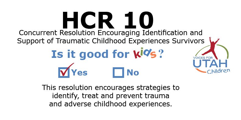utchildren's tweet photo. Support trauma survivors. @utchildren supports #UTleg #HCR10 Thank you Rep. @ed_redd for sponsoring HCR10! https://t.co/1dEQ2etUCM https://t.co/3gv1Be5SB2
