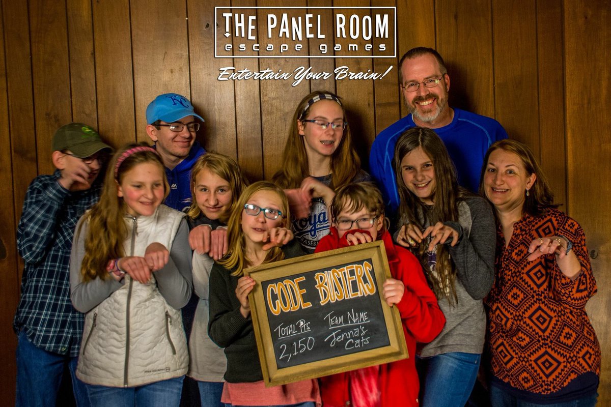 Thanks for coming out Team 'Jenna's Cats'! #stjosephmo #escaperoom #stjoemo