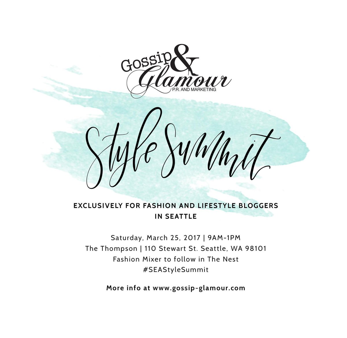 Sydlovesfashion's tweet photo. Tickets to the Style Summit are on sale now! Join us for the biggest gathering of fashion bloggers in the city! #SEAstylesummit https://t.co/9KXbcSX9B6