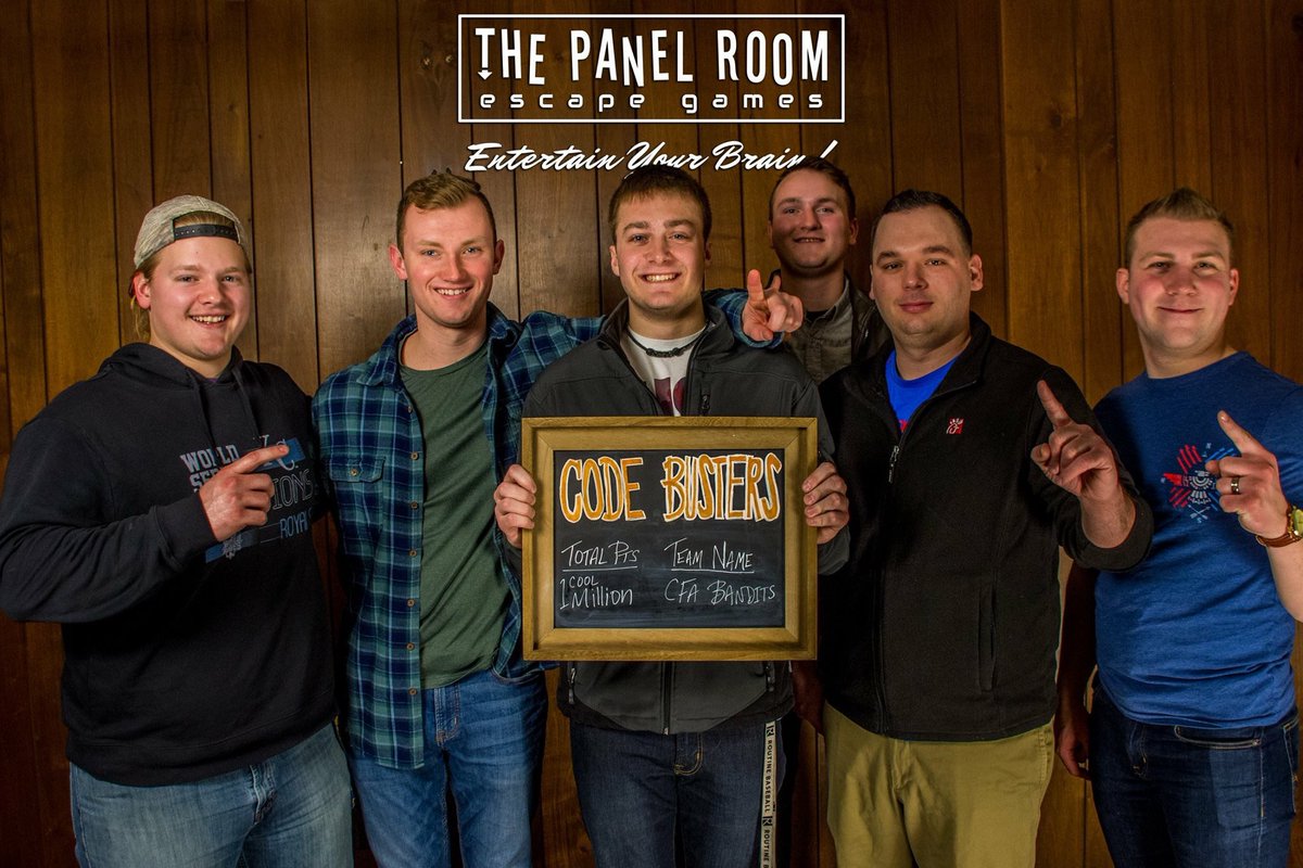 Thanks for coming out, Team 'CFA Bandits'! #stjosephmo #escaperoom #stjoemo