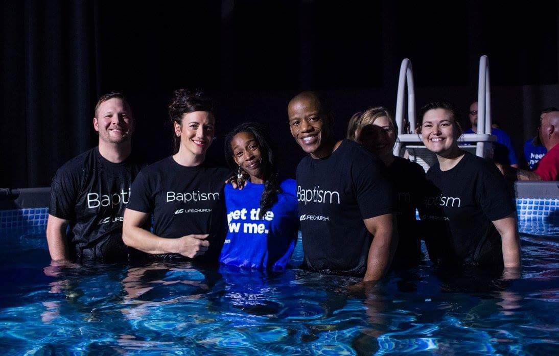 Celebrating new life this weekend with Baptism. #newlife #baptismweekend #lifechurch