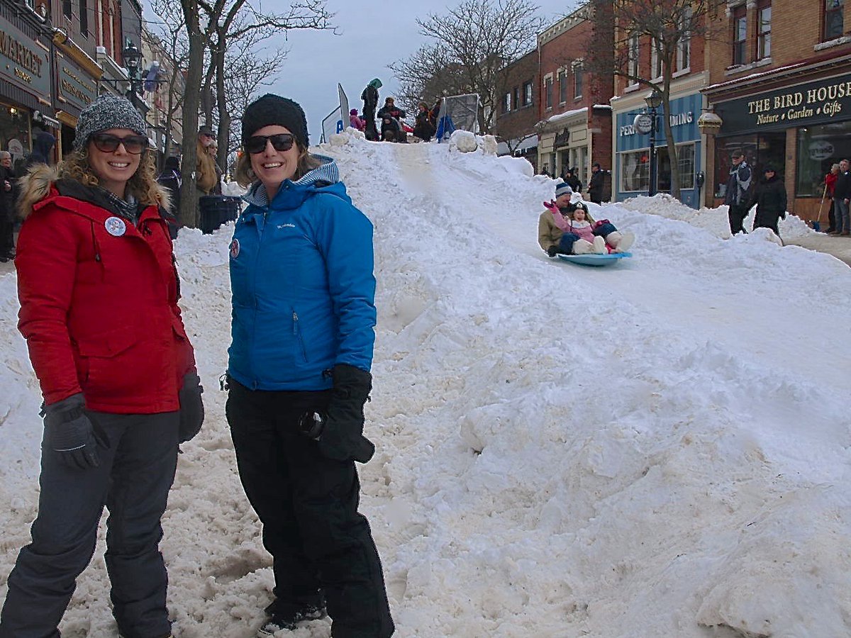StreetsAlive_Pr's tweet photo. Here's one way to celebrate winter with your community. Right down main street! #Placemaking #Orillia @PPS_Placemaking @Penalosa_G https://t.co/rsQuaKdTur