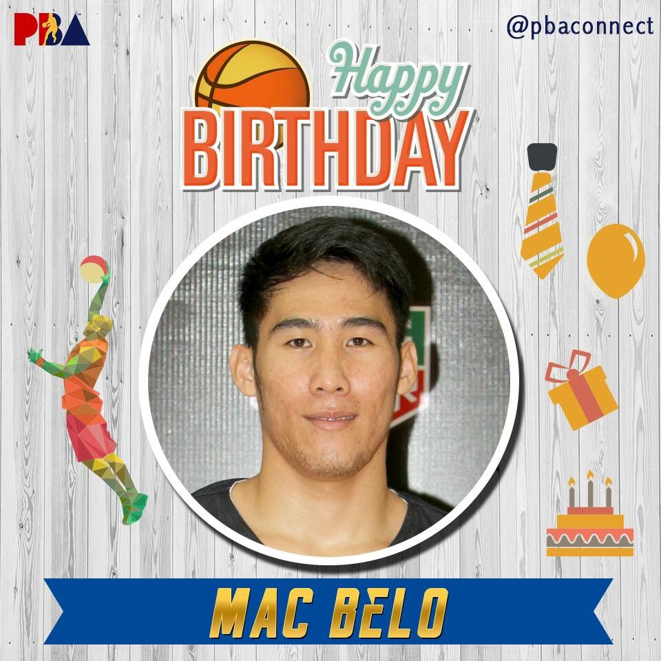 Happy birthday to <a href="/BWEliteForce/">Blackwater Elite Bossing</a> 's <a href="/MarkBelo12/">Mac Belo</a> ! #WeArePBA