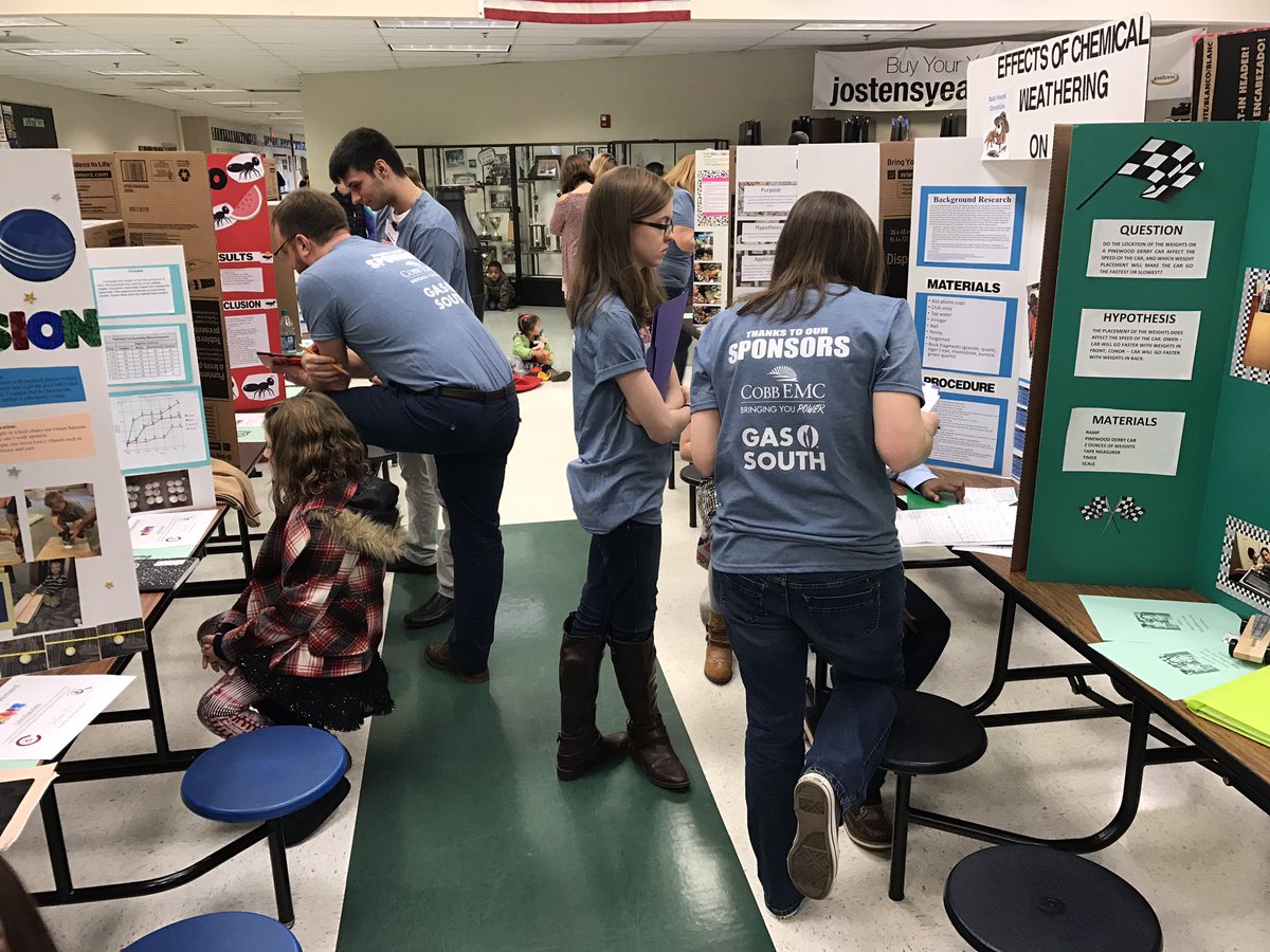 STEMsally's tweet photo. Cobb-Paulding Science Fair was Amazing!  Thx for all Ss, Ts, volunteers &amp; @cobbscience for the hard work!! https://t.co/q5W8Jw0uQi