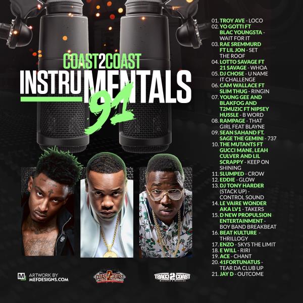 StackUpDjs_AUS's tweet image. Coast 2 Coast Instrumentals Vol. 91 @COAST2COASTMIXTAPES  wegotnowmixtapes.net/2017/02/coast-…
