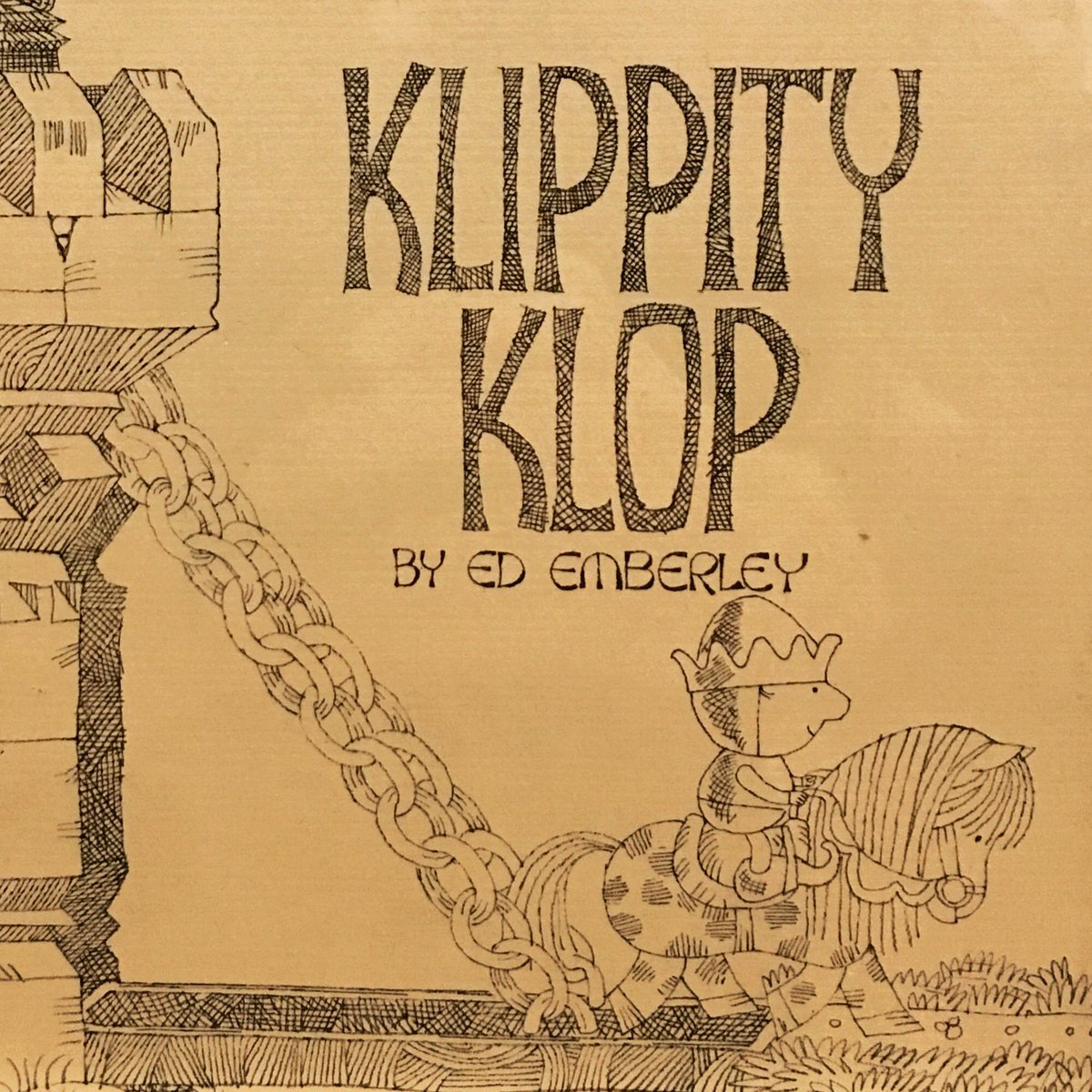 book jacket for Klippity Klop, 1974. 