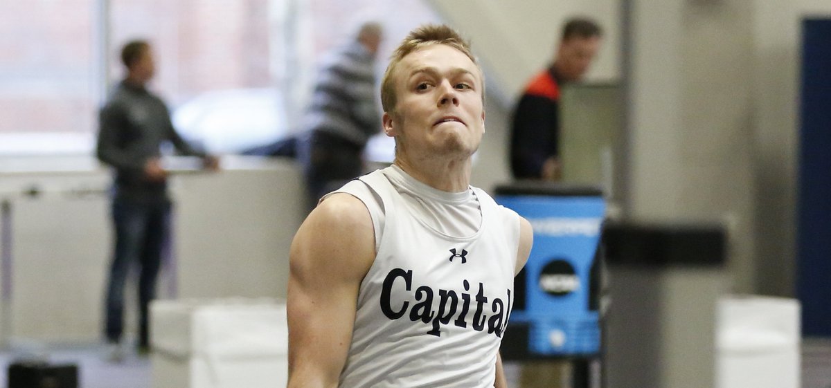 Breakin' records &amp; takin' names! Allison breaks 2 records to pace Cap at All-Ohio Championships! athletics.capital.edu/sports/mtrack/…  #capmtf #capfam