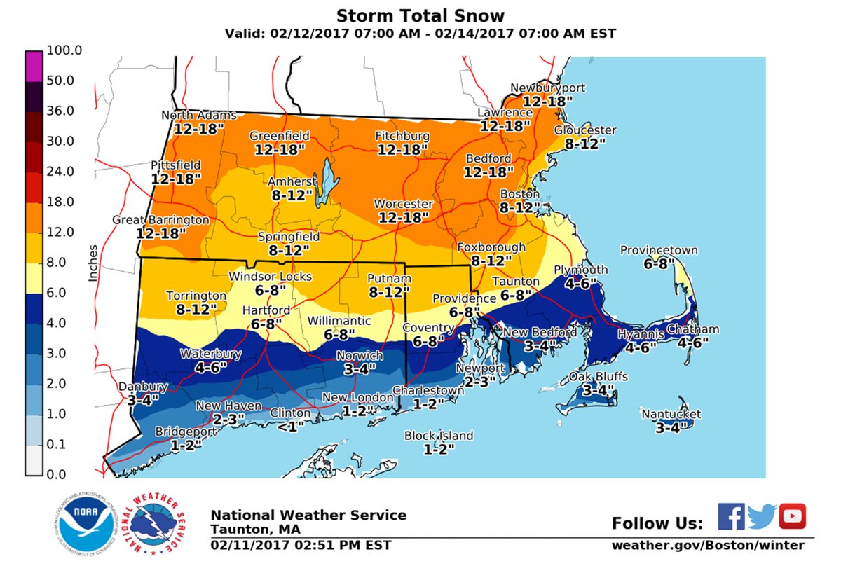 OnlyInBOS's tweet photo. Starting Sunday the 12th thru the 13th, Boston may receive an additional foot of snow. 

12+13=25

Falcons blew a 25 point lead. 

#BOSnow https://t.co/6wPeAPwoK6