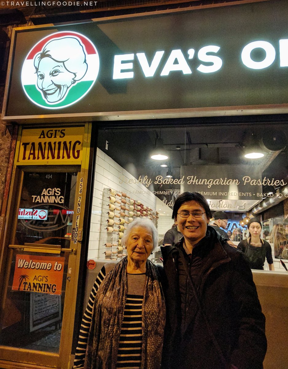 Traveling Foodie meets Eva of Eva's Original Chimneys in Toronto, Ontario
