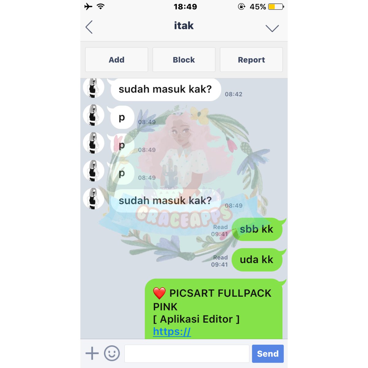 GraceApps_'s tweet photo. TESTI GRACEAPPS 😍
Yuk, order juga yuk biar samaan kayak mereka 😋
Disini ada harga ada kualitas loh! 
Ini testi order apps dan join resell 🤗 https://t.co/gyY5I0C6BX