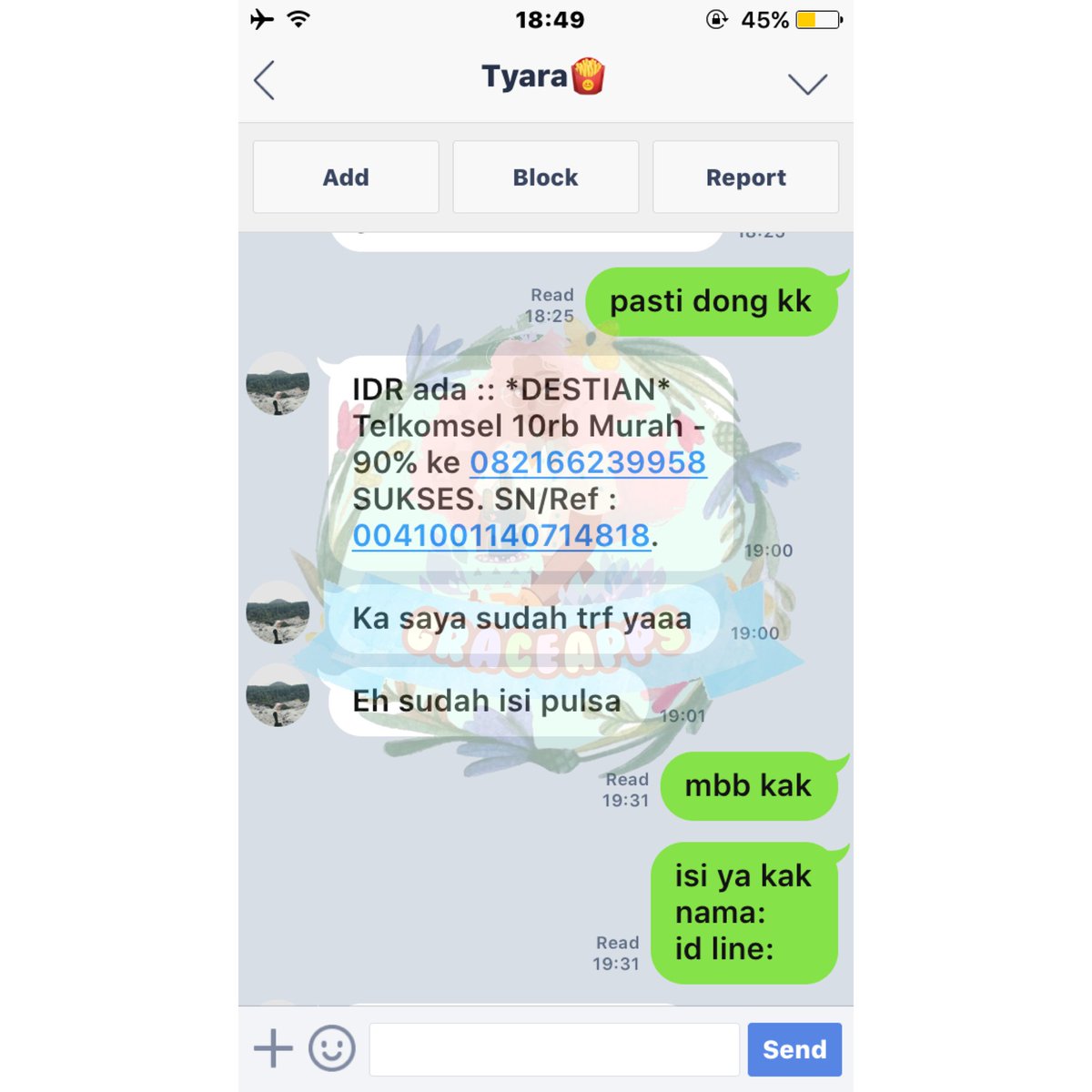 GraceApps_'s tweet photo. TESTI GRACEAPPS 😍
Yuk, order juga yuk biar samaan kayak mereka 😋
Disini ada harga ada kualitas loh! 
Ini testi order apps dan join resell 🤗 https://t.co/B1AafLTPLX