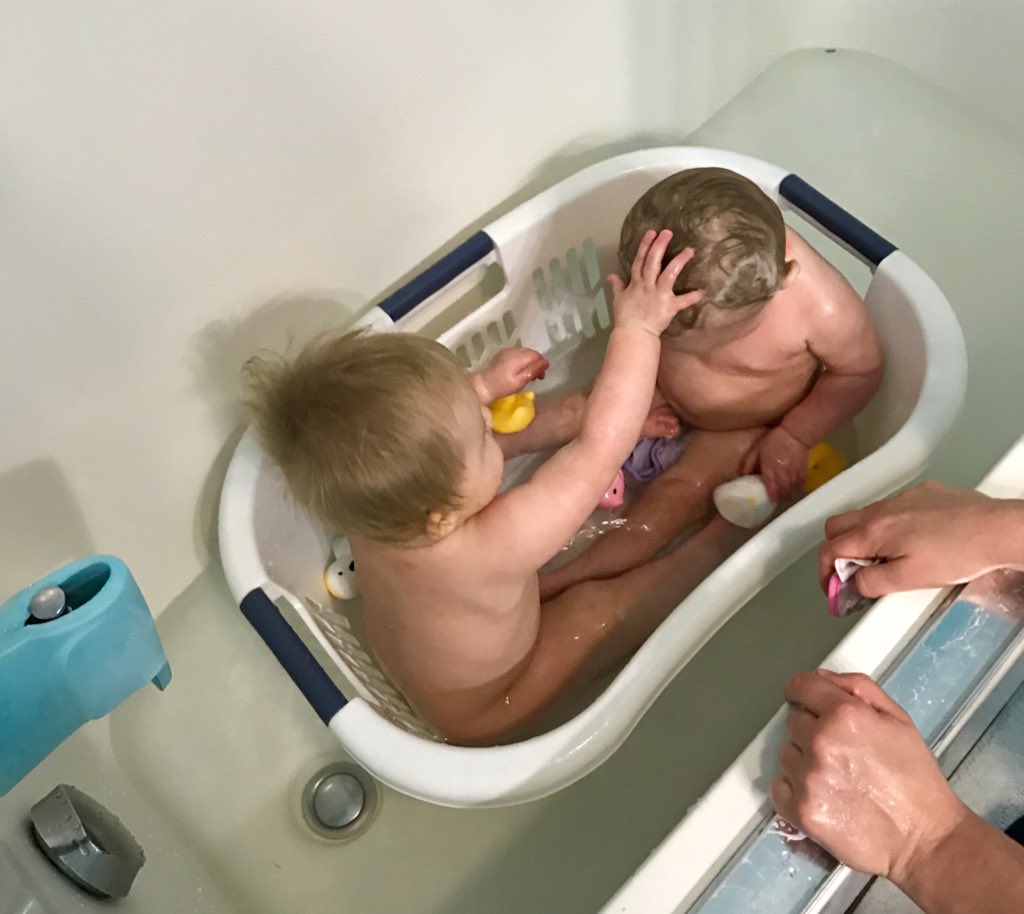 csstahl's tweet photo. @twindadjoe   Easy. You get one to bathe the other. https://t.co/roSTZyGXB3