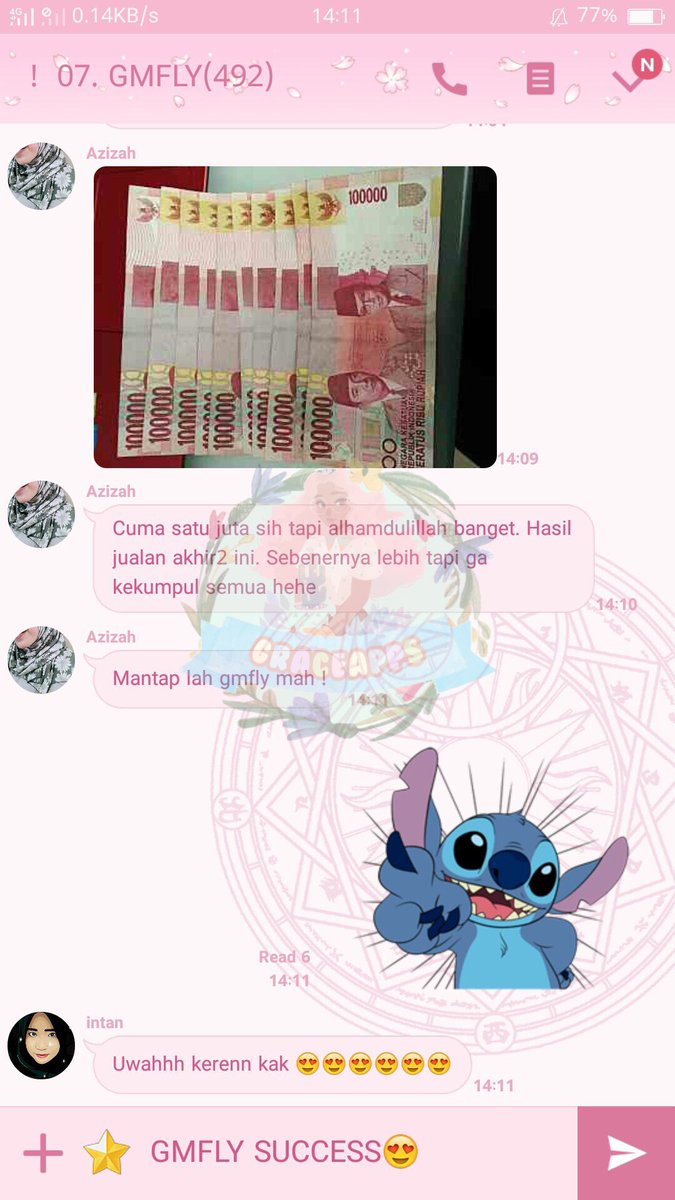 GraceApps_'s tweet photo. REAL TESTI GMFLY 😍
modal 150k untungnya bejibun! 
MAU JUGA? YUK JOIN! PROMO FREE JOIN RESELL IOS ANDRO 😘

ragu? skip ☺️
JOIN=SUKSES 💕 https://t.co/ORuePwnfVC