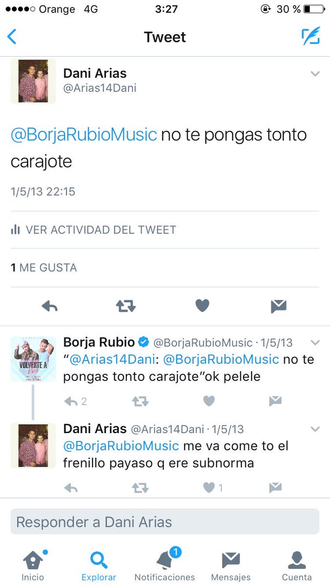 Arias14Dani's tweet photo. Nos llevabamos bien de siempre hermanito @BorjaRubioMusic https://t.co/WdLXbF83a2