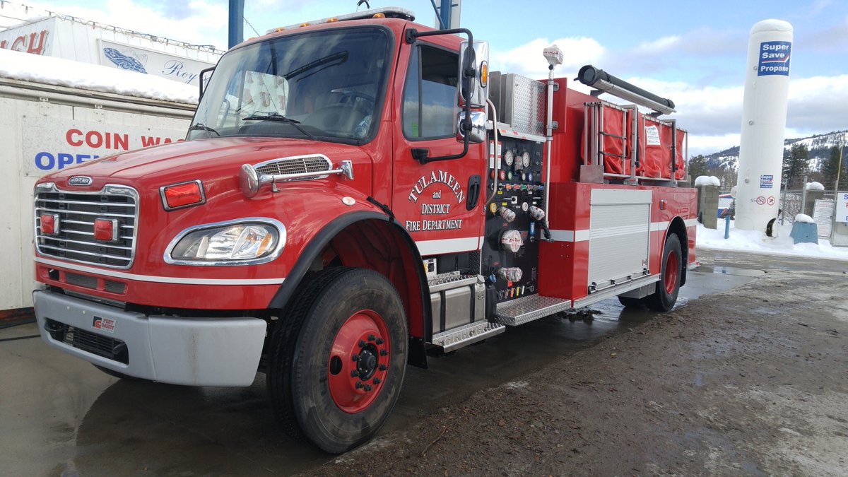 TulameenFD's tweet photo. Its been a long time coming, but tomorrow morning our new tender will be Welcomed home.   #tulameen #firedept #firerescue https://t.co/jIBCrN3EBH