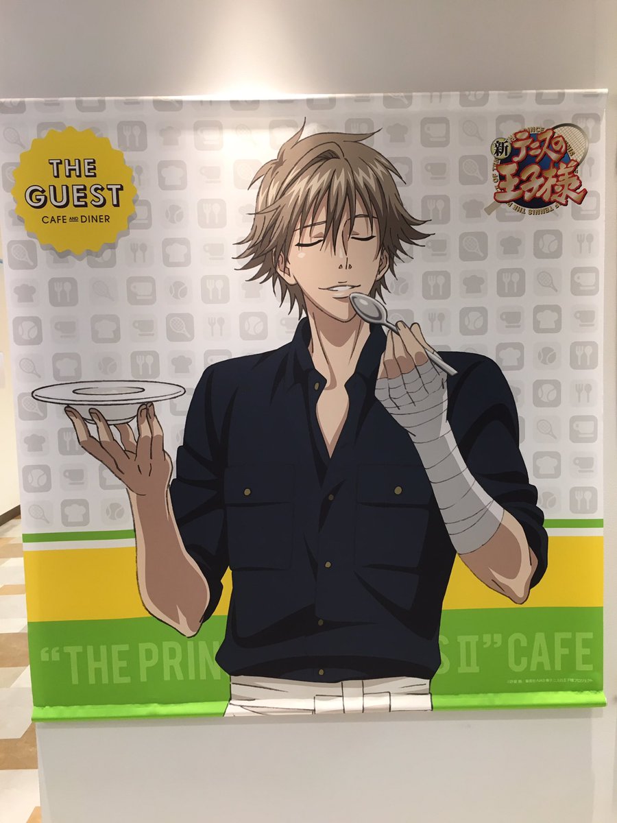 The Guest Cafe Diner 池袋パルコ店 בטוויטר 新テニスの王子様カフェ 池袋パルコ パーフェクトテニス白石部長はパーフェクトドリアを食べております チーズの下にはサーモンクリームとほうれん草のドリア 上にかかっているのは包帯をイメージしたチーズと 金時草に