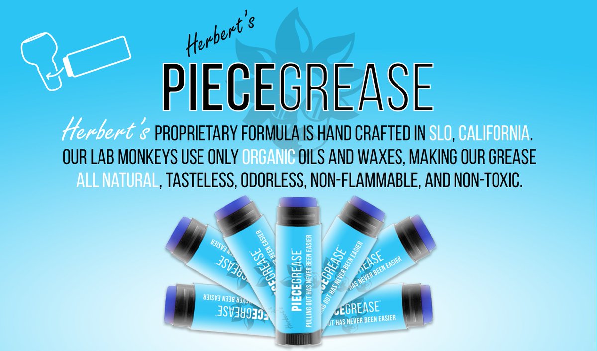 DocHerberts's tweet photo. When was the last time your #downstem got stuck to your #bowl? Don't let it happen again. There's only one #piecegrease. https://t.co/pV1dX5G6cJ