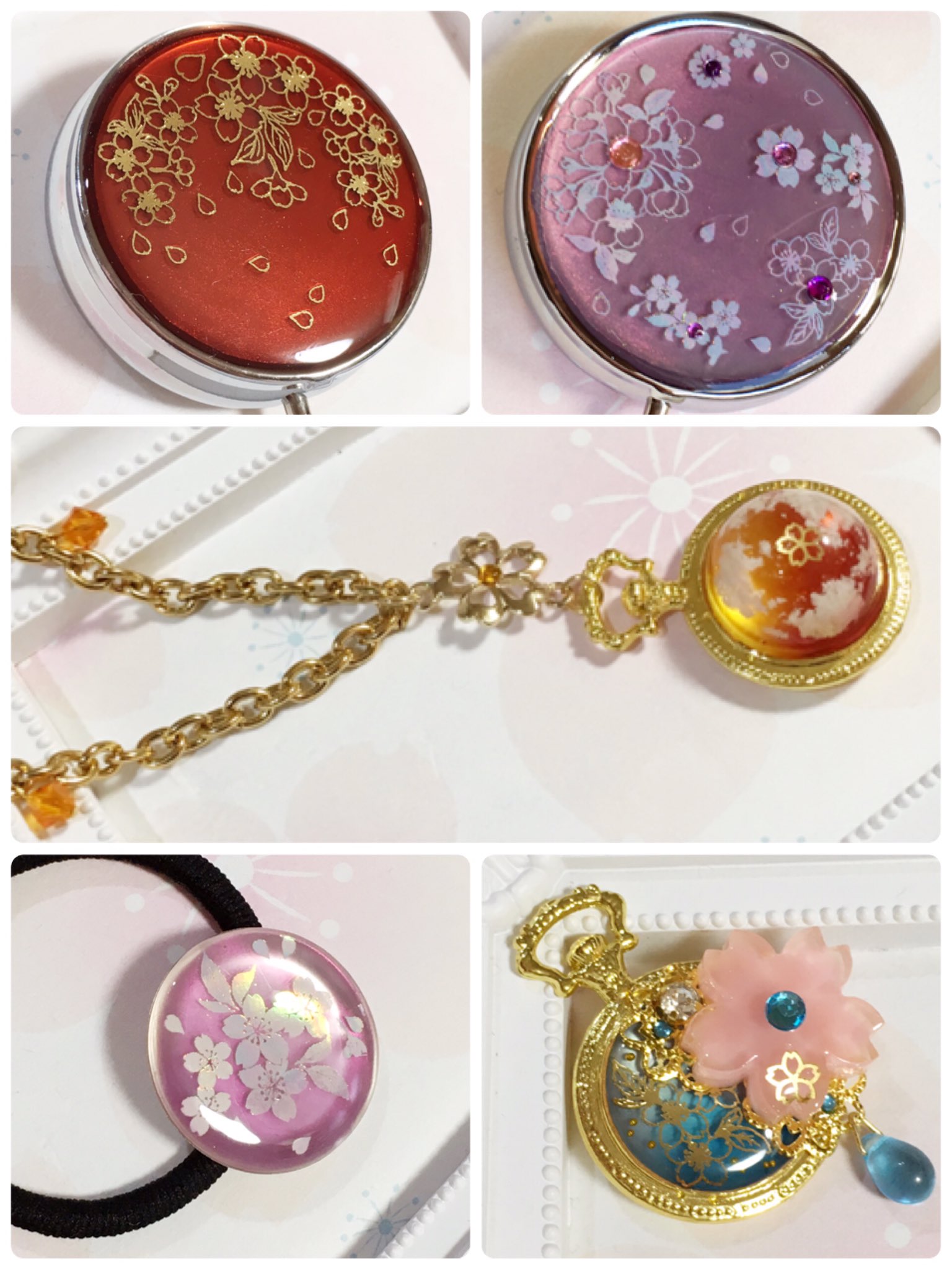 Sakurarium 国試合格しました En Twitter レジンbotさんの企画に参加させて頂きます W 和といえば桜 と言う事でブランドコンセプトに桜とバイオレットピンクを置いております 純和風なものからそうでないものまで色々作り