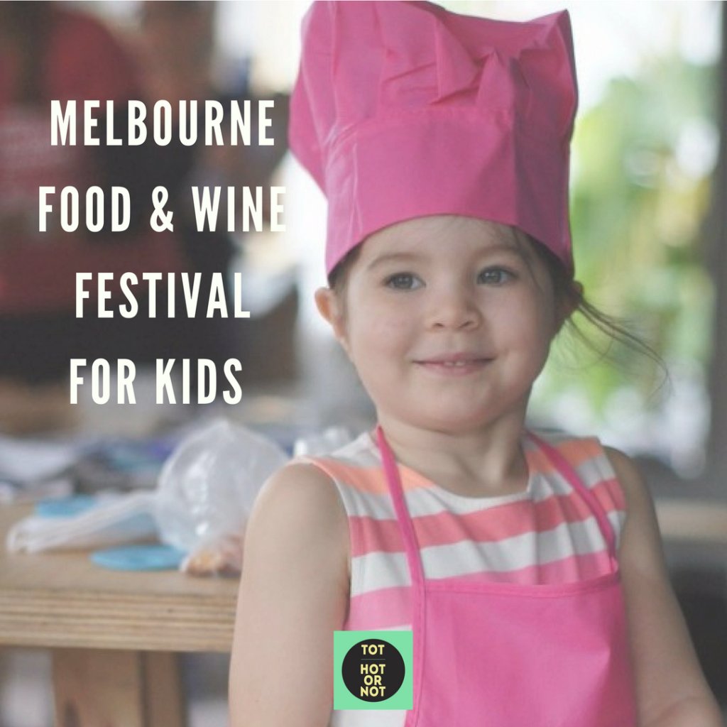tothotornot's tweet photo. Check out what's on at this year's @Melbfoodandwine for kids! https://t.co/4AVtqxr96v #mfwf https://t.co/C3YlAgD81N