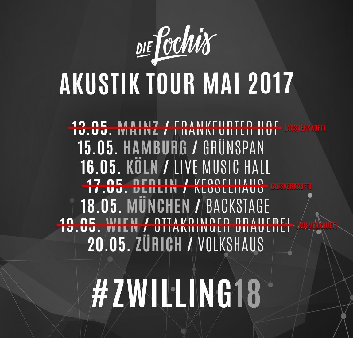 LochiNews's tweet photo. Sichert euch jetzt noch eure Tickets! https://t.co/N7M3hwzuza