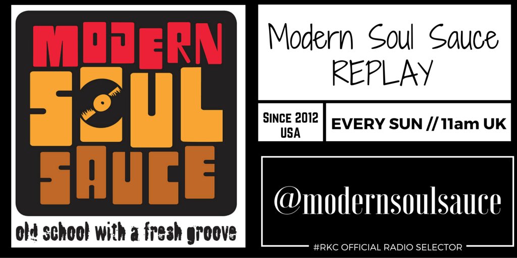 TODAY

11AM UK⚪6AM ET⚪3AM PT

<a href="/ModernSoulSauce/">Modern Soul Sauce</a> REPLAY

Vol1/.Vol2 Prog5

📻 #RKC will close w/

<a href="/TonyMomrelle/">Tony Momrelle</a>
<a href="/TheWahMama/">Wah.Wah.Collective</a>