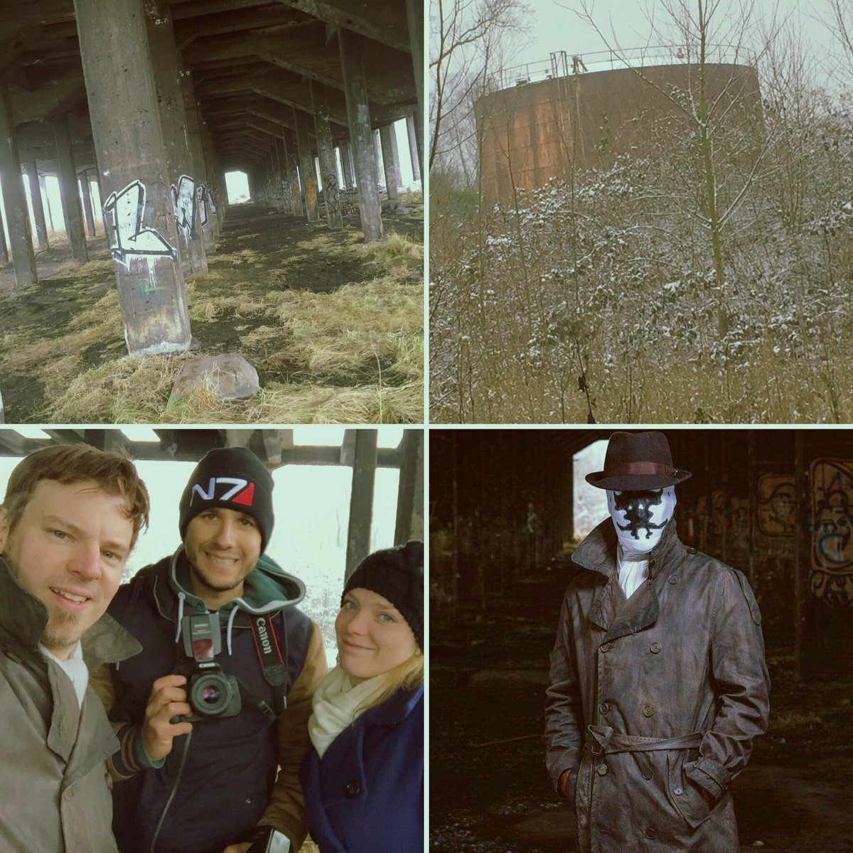 BP_since2013's tweet photo. #lostplace #industrieruine #cosplayphotgraphy #cosplay #Rorschach #watchmen #dccomics #BasementalProps #photoshoot https://t.co/3WMNdnBbzV