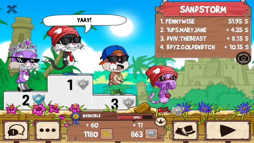 pennywise_fr2's tweet photo. All those guys just got washed #funrun2 #MaryJane #TheBeast #Goldenbtch https://t.co/Pv7FFUPSJD