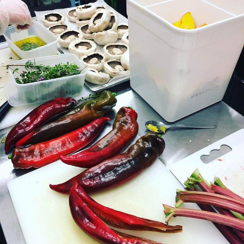 Sara <a href="/kitteltys/">Sara Kittelty</a> is cooking up a storm for the Local Lunch at the Ballarat Local Food Forum! #blff2017 #eatlocalball…