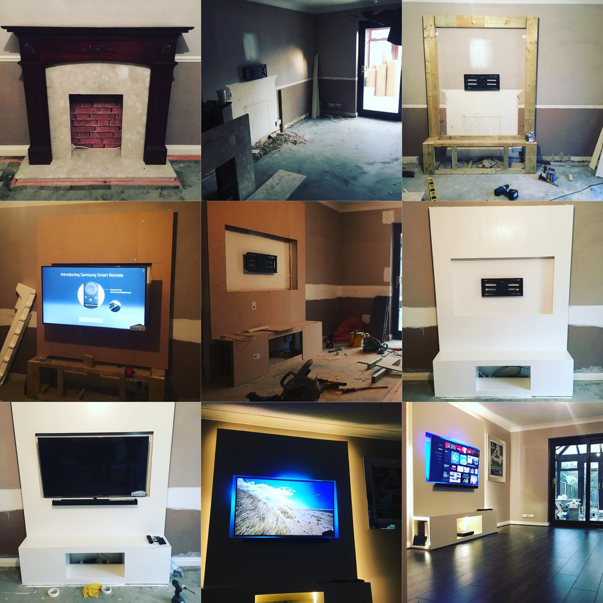 billyX21BAV's tweet photo. Something a little different! #newhome #buildingwork #carpentry #floatingwall  #tv #bedroom #frontroom https://t.co/p1neO3GO8L