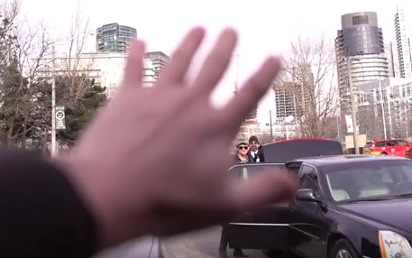 therobcampbell's tweet photo. When @davidrocknyc uses the @CaseyNeistat hand wave in the shot. While waving to Casey. So meta. Welcome to Canada, gents. @garyvee https://t.co/NNRyFrQ1yl