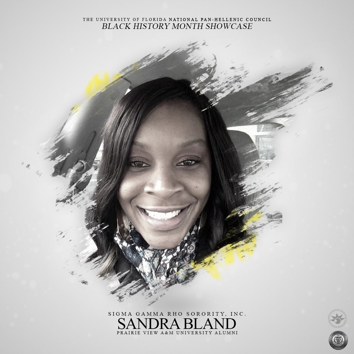 Today we remember Sandra Bland, who died as a result of police brutality. She was a PVAMU alumna &amp; member of Sigma Gamma Rho Sorority, Inc.