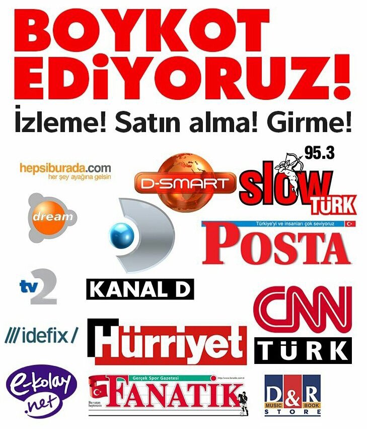AdaletinSaftii's tweet photo. AKP yan kuruluşu olan doğan medyayı
Boykot ediyoruz! 
İzlemiyoruz, satın almıyoruz ve girmiyoruz!

#DoğanMedyaBoykot https://t.co/7wwj3KG1l7